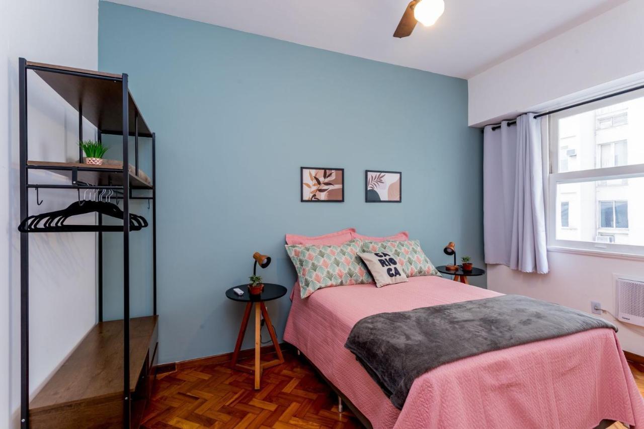 Chegou O Pe Na Areia Em Plena Praia De Copacabana, Incrivel Apto De 2 E 3 Quartos, Tudo Novo E Decorado, 50M Da Praia, Com Cozinha E Lavanderia Completos Rio de Janeiro Bagian luar foto